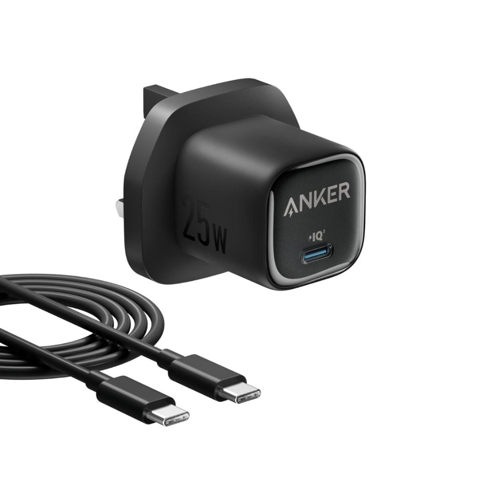 Anker charger 25w compact with usb-c cable