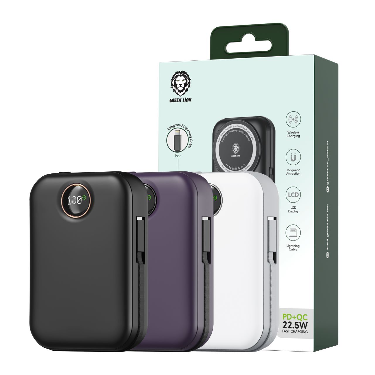 GREEN LION MONACO MAGSAFE POWER BANK