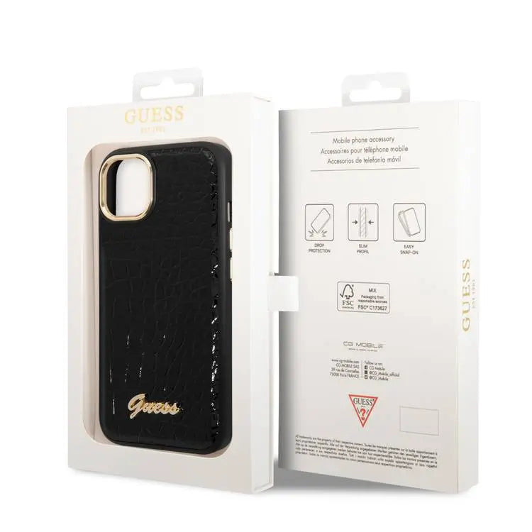Guess cover iphone 14 series croco Guess cover iphone 14 series croco