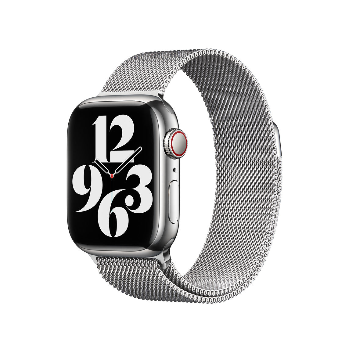 Apple watch original band silver Milanese loop stainless steel 41mm