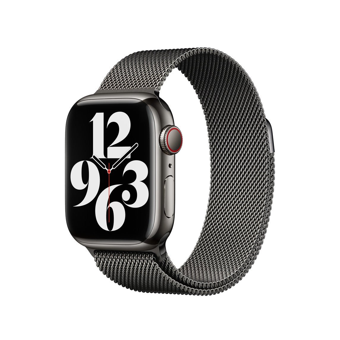 Apple watch original band graphite Milanese loop stainless steel 41mm
