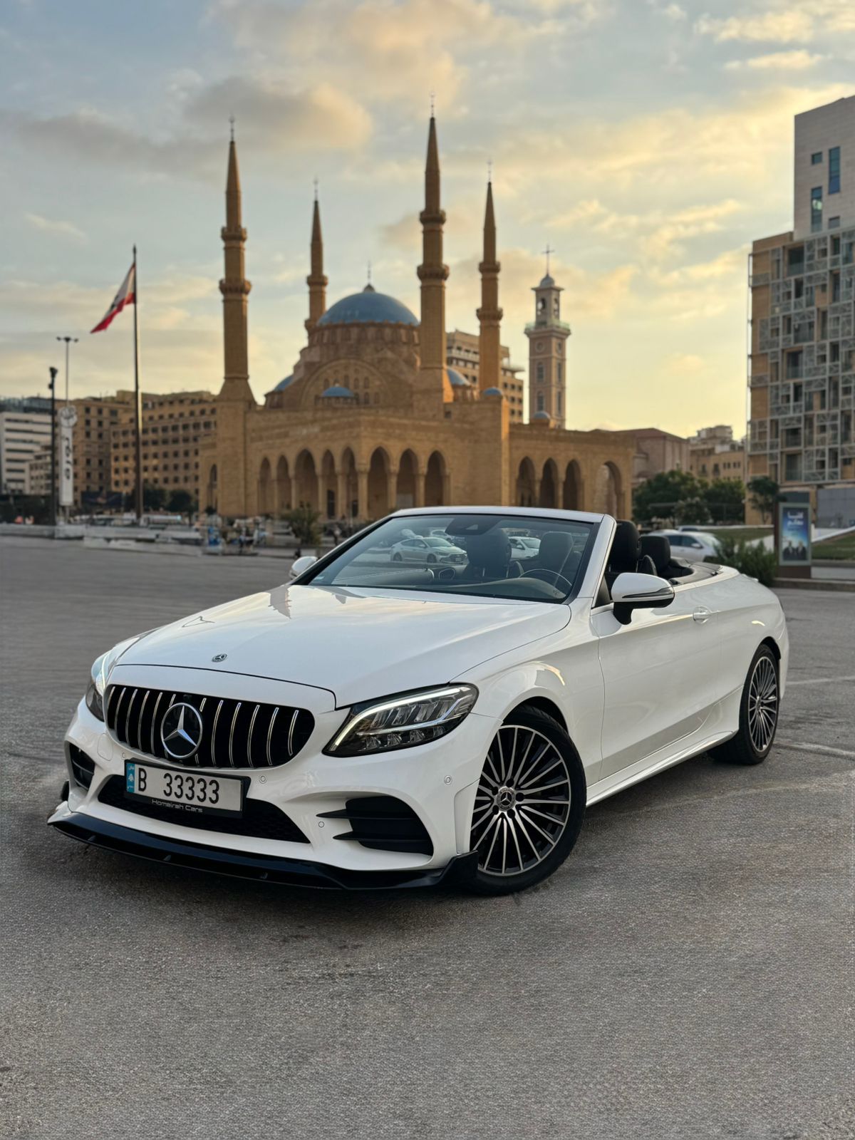 Mercedes C-class 2020 rent for wedding ( أيجار للأعراس)