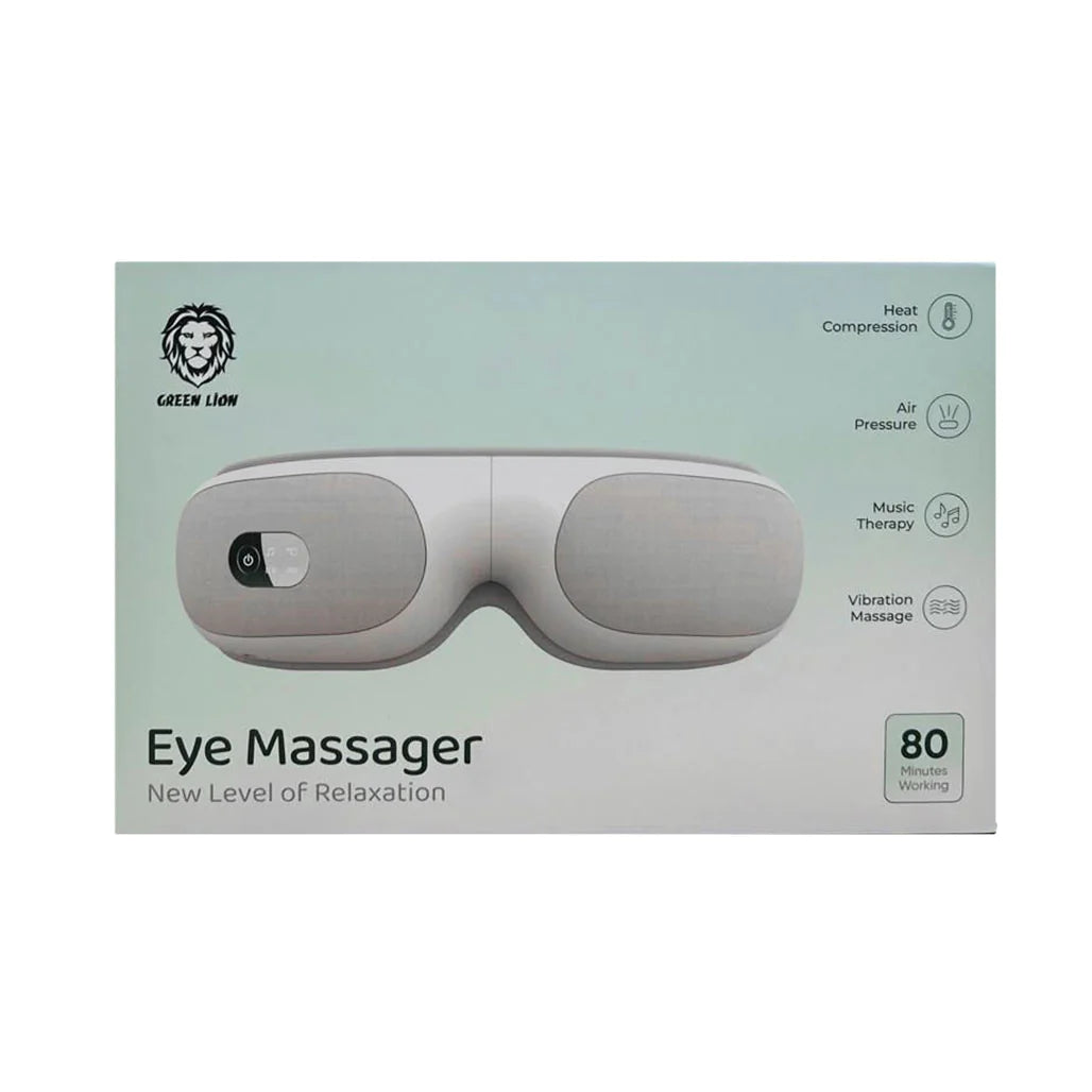 Green lion eye massager