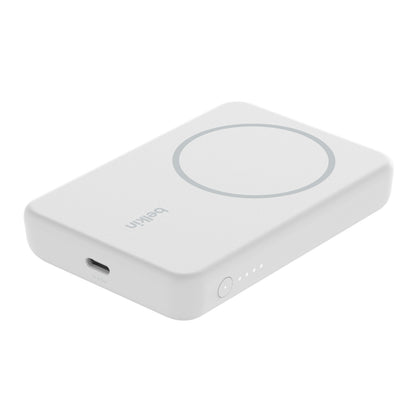 Belkin boostcharge magnetic wireless power bank 5k with stand