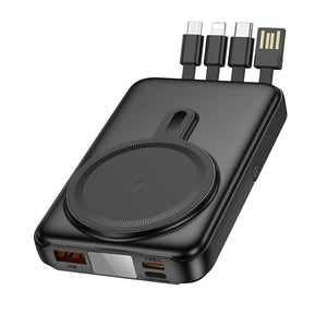Hoco j135  4 cable+magsafe +phone holder power bank