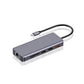 Porodo 9in1 hdmi ethernet usb-c hub 10gbps data transfer