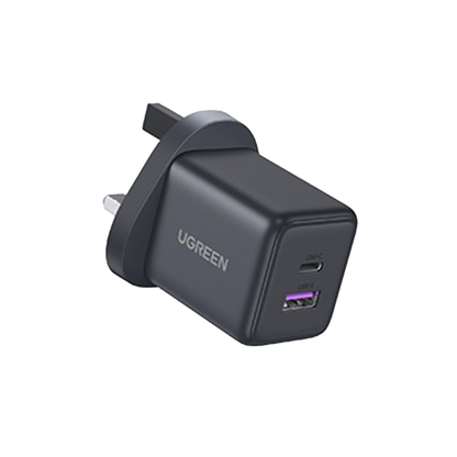 Ugreen 30w 2-port Gan Fast charger