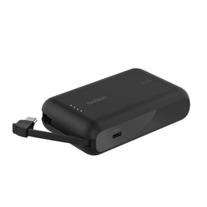 Belkin boostcharge power bank 10k 20w with integrated usb-c cable