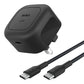 Belkin Boostcharge compact usb-c wall charger + usb-c to usb-c cable