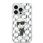 Karl Lagerfeld Monogram hard case iphone 15 series