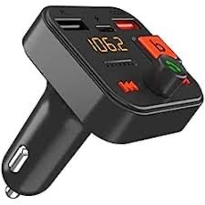 Porodo blue fm transmitter car charger