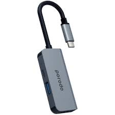 Porodo 9 in 1 hdmi ethernet usb-c hub 10gbps data transfer