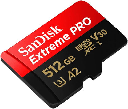 Sandisk Extreme pro micro sdxc uhs-I card with adapter U3 A2 v30 200mg/s
