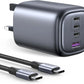 Ugreen Nexode S 100w 4-port gan fast charger (3x usb-c,1x usb-a)