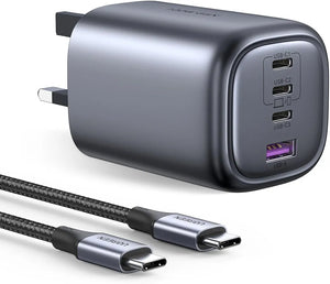 Ugreen Nexode S 100w 4-port gan fast charger (3x usb-c,1x usb-a)