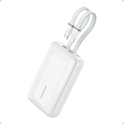 Anker zolo power bank (10k,30w,built in usb-c and lightning cable)