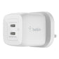 Belkin boostcharge 45w usb-c Gan Dual wall charger