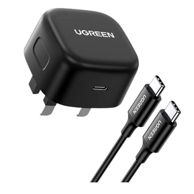 Ugreen 25w usb-c Pd fast charger with 2m usb-c cable