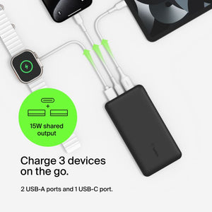 Belkin boostcharge pro power bank 20k 15w