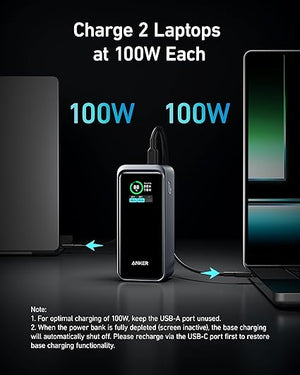 Anker  prime  (200w) 100w input with smart display