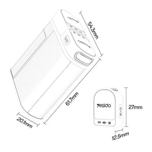 YESIDO MINI LAVALIER MIC OMNIDIRECTIONAL MICROPHONE KR19
