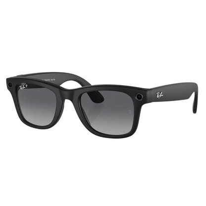 Rayban Meta Wayfarer glasses with camera and open ear audio
