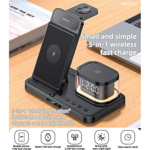 YESIDO WIRELESS CHARGER MULTIFUNCTION WIRELESS FAST CHARGE STATION