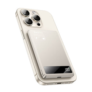 YESIDO POWER BANK ULTRA SLIM WIRELESS CHARGER 15W WIRELESS OUTPUT 5000 MAH YP66