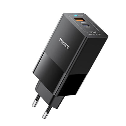 YESIDO GAN CHARGER PD65W & QC18W QUICK CHARGE WITH PD/QC/PPS PROTOCOL 65W MAX OUTPUT YC73