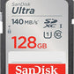 SanDisk Ultra sdhc uhs-i  Card up to 140mb/s