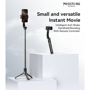 YESIDO GIMBAL STABLIZER COMPATIBLE WITH IOS 5.1 ANDROID 4.4 AND ABOVE I-AXIS ANTI-SHAKE SF28