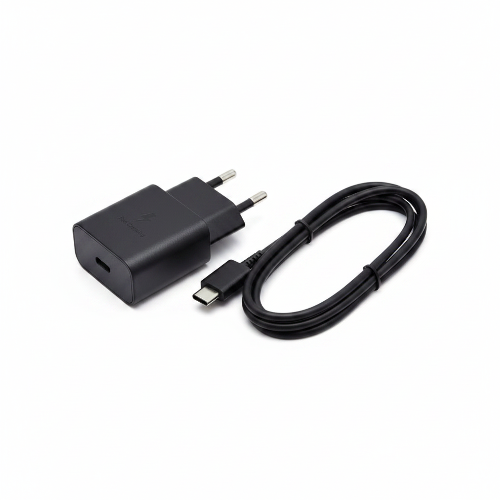 Samsung 15w compact power adapter + usb-c cable (3a / 1m)