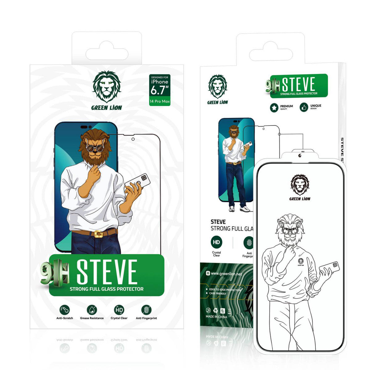 -green lion-Green lion 9H steve matte iphone 14 -beirut-lebanon-green lion price in lebanon-