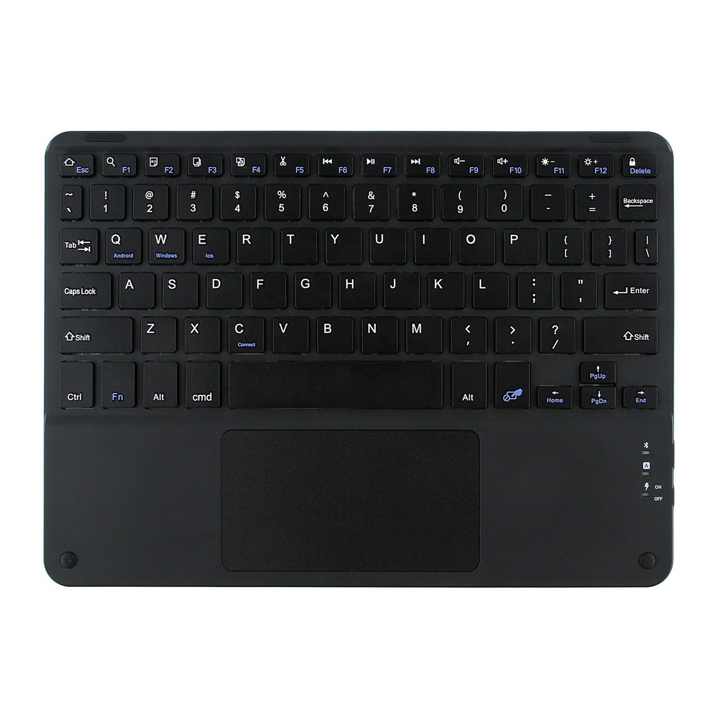 BLUETOOTH KEYBOARD TYPE ON ANYTHING/ RECHARGEABLE/TOUCHPAD