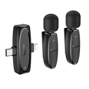 HOCO DUAL-MIC WIRELESS DIGITAL MICROPHONE (MAGNETIC LAVALIER) L17