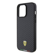Ferrari carbon case with italy flag line iphone 15 series
