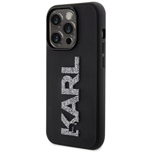 Karl Lagerfeld 3d glitter karl logo case iphone 15 Pro