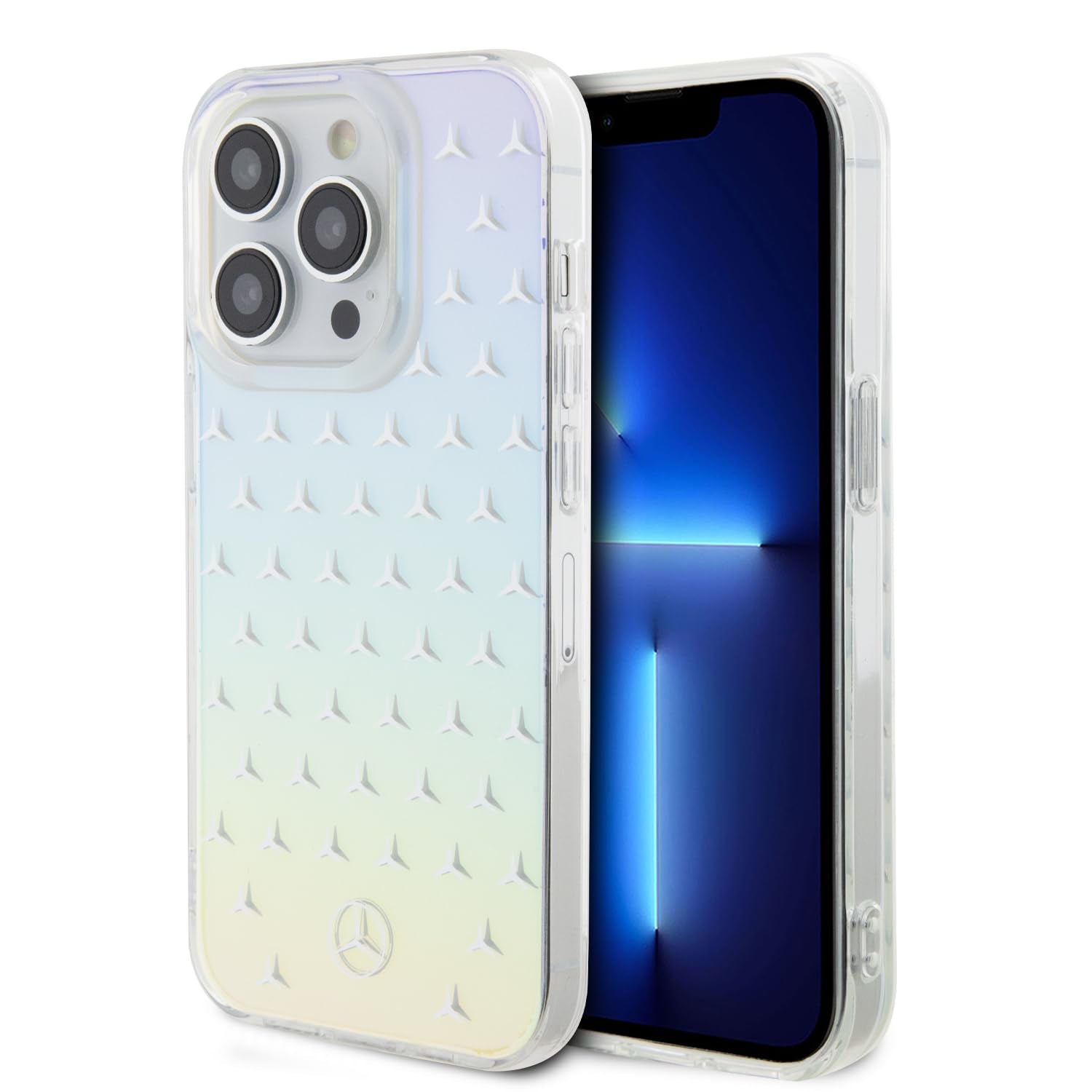 Mercedes-Benz magsafe transparent case with star pattern iphone 15 ser Mercedes-Benz magsafe transparent case with star pattern iphone 15 ser