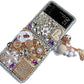 The bling world crystal cover Samsung z flip 3