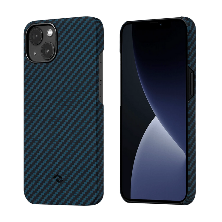 Pitaka MagEZ Case 2 MagSafe Carbon black/blue iphone 13 series
