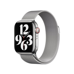 Apple watch original band silver Milanese loop stainless steel 41mm