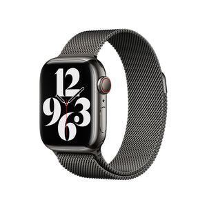 Apple watch original band graphite Milanese loop stainless steel 41mm