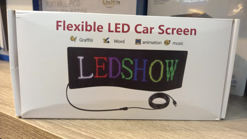 flexible led screen for car