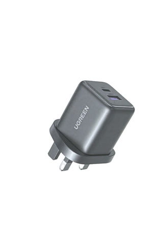 Ugreen 30w 2-port Gan Fast charger