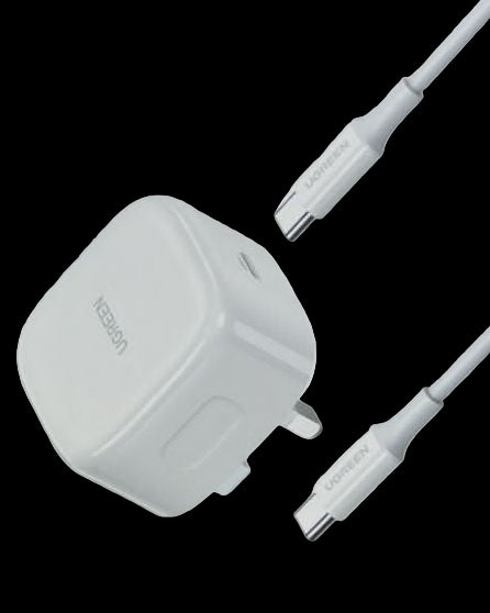 Ugreen 20w usb-c Gan Fast Charger with 1m usb-c cable