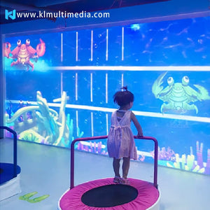 Interactive Trampoline with 55 inch led Monitor