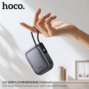 HOCO MINI POWER BANK WITH CABLE 10000MAH Q49