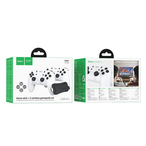 HOCO GAME STICK + 2 WIRELESS GAMEPADS SET GA31