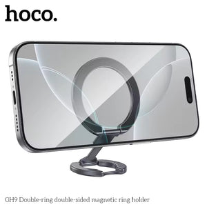 HOCO STRONG MAGNET DUAL MAGNETIC PHONE RING HOLDER GH9