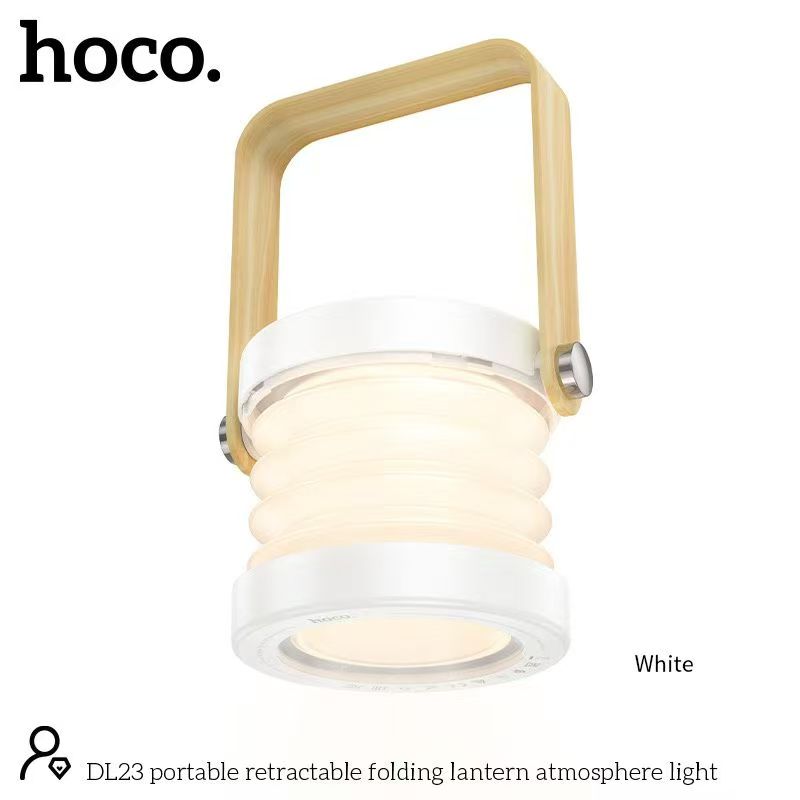HOCO DL23 PORTABLE RETRACTABLE FOLDING LANTERN ATMOSPHERE LIGHT